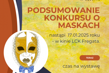 Zaproszenie na podsumowanie konkursu o maskach